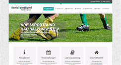 Desktop Screenshot of kreissportbund-basa.de